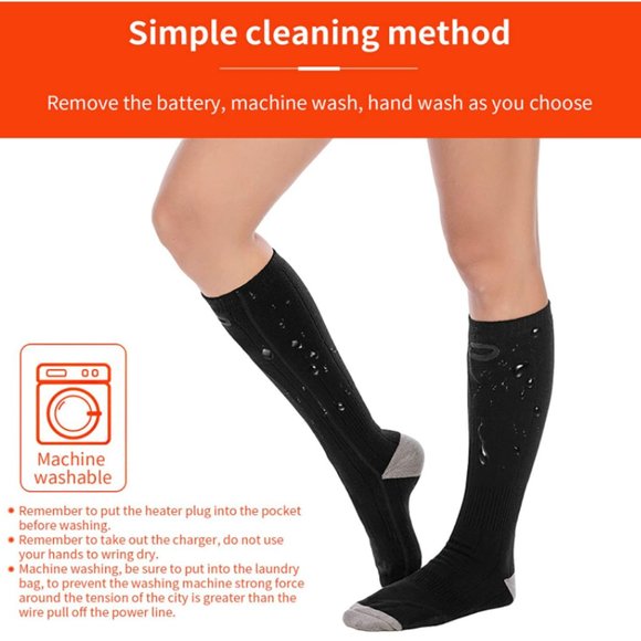 MEN'S OUTDOOR HEATED SOCKS 3-HEAT SETTINGS - Picture 5 of 6